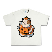 Pistachio cute kawaii maneki neko cat halloween pumpkin costume boys Urban Heavy Tee - trangStudio