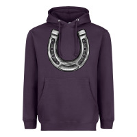 Plum horseshoe Heavyweight Hoodie - BarkalooDesign