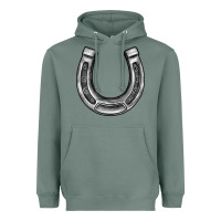 Sage horseshoe Heavyweight Hoodie - BarkalooDesign