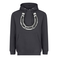 Smoke horseshoe Heavyweight Hoodie - BarkalooDesign