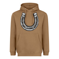 Toasted Coconut horseshoe Heavyweight Hoodie - BarkalooDesign