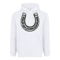 White horseshoe Heavyweight Hoodie - BarkalooDesign