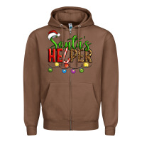 Chestnut santa's helper christmas Zipper Hoodie - Artiststas