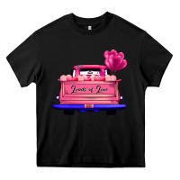 Black Loads Of Love Valentine's Day Truck Heavy Core Tee - Bettercallsaul