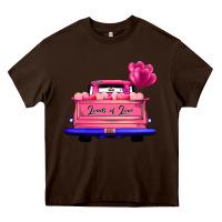 Chocolate Brown Loads Of Love Valentine's Day Truck Heavy Core Tee - Bettercallsaul