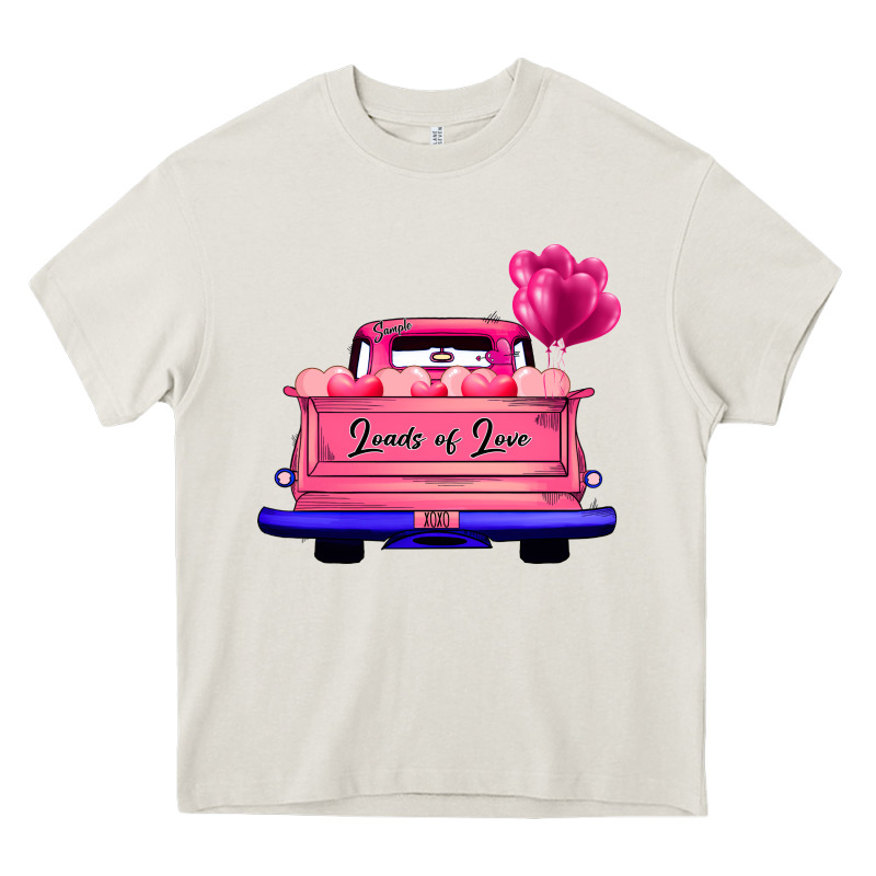 Loads Of Love Valentine's Day Truck Heavy Core Tee by Bettercallsaul | Teevron