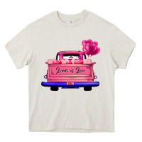 Cream Loads Of Love Valentine's Day Truck Heavy Core Tee - Bettercallsaul
