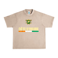 French Oak Cote d_Ivoire National Flag Ivory Coast Coat Of Arms Gift Urban Heavy Tee - trangStudio
