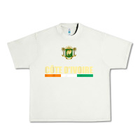 Pistachio Cote d_Ivoire National Flag Ivory Coast Coat Of Arms Gift Urban Heavy Tee - trangStudio