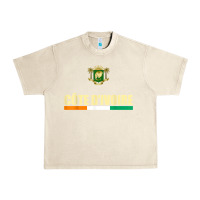 Sandshell Cote d_Ivoire National Flag Ivory Coast Coat Of Arms Gift Urban Heavy Tee - trangStudio