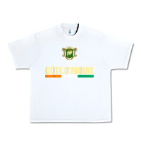 White Cote d_Ivoire National Flag Ivory Coast Coat Of Arms Gift Urban Heavy Tee - trangStudio