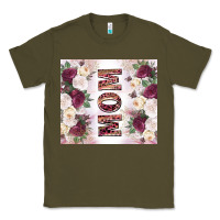 Army Green mother’s day mom flowers tumbler tbs Classic Tee - TumblerDesignByShophia