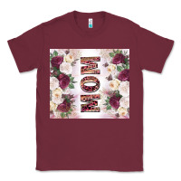 Burgundy mother’s day mom flowers tumbler tbs Classic Tee - TumblerDesignByShophia