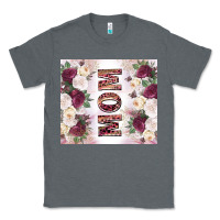 Charcoal Heather mother’s day mom flowers tumbler tbs Classic Tee - TumblerDesignByShophia