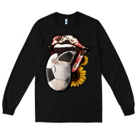 Black Soccer Tongue Long Sleeve Tee - Jasminsmagicworld
