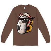 Chestnut Soccer Tongue Long Sleeve Tee - Jasminsmagicworld