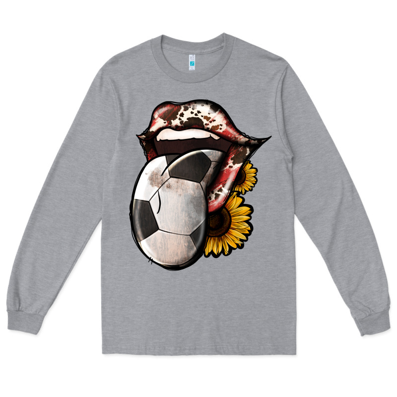 Soccer Tongue Long Sleeve Tee by Jasminsmagicworld | Teevron