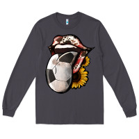 Smoke Soccer Tongue Long Sleeve Tee - Jasminsmagicworld