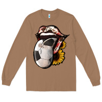 Toasted Coconut Soccer Tongue Long Sleeve Tee - Jasminsmagicworld