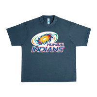Midnight Navy mumbai indians Urban Heavy Tee - trangStudio