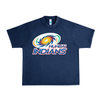 Navy mumbai indians Urban Heavy Tee - trangStudio
