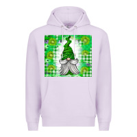 Lilac St. Patricks Day Gnome Premium Hoodie - CowhideDigitalArt