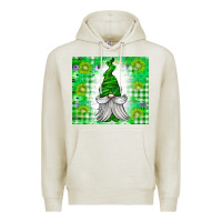 Oatmeal Heather St. Patricks Day Gnome Premium Hoodie - CowhideDigitalArt