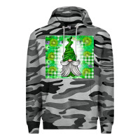 Slate Camo St. Patricks Day Gnome Premium Hoodie - CowhideDigitalArt