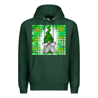 Sports Green St. Patricks Day Gnome Premium Hoodie - CowhideDigitalArt