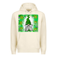 Tofu St. Patricks Day Gnome Premium Hoodie - CowhideDigitalArt