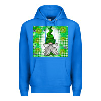 True Royal St. Patricks Day Gnome Premium Hoodie - CowhideDigitalArt
