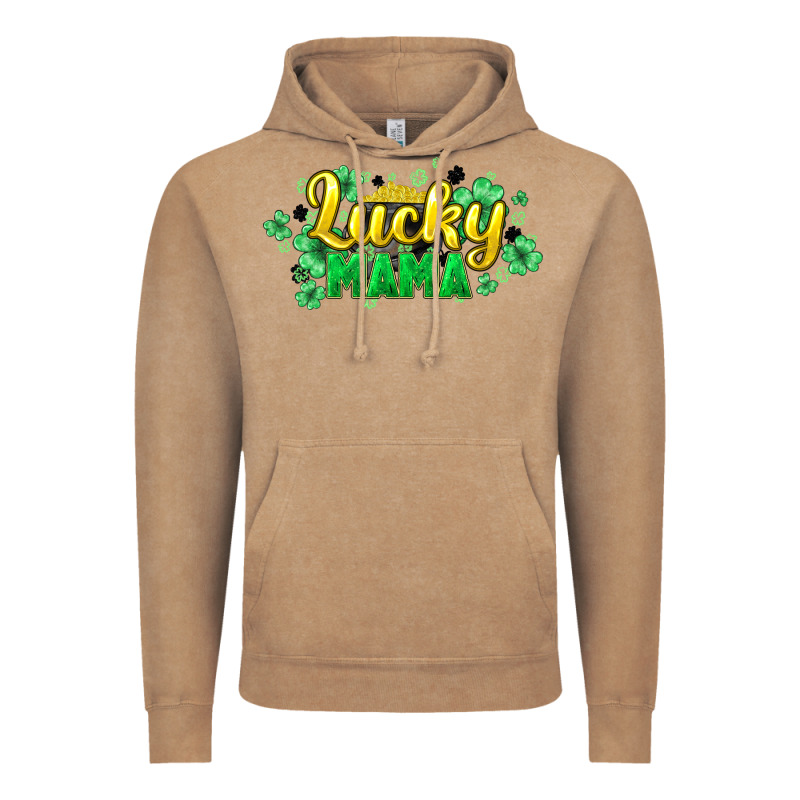 Lucky Mama Mother's Day Vintage Hoodie by HowdyJamesFarm | Teevron