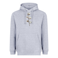 Heather Grey cotton Heavyweight Hoodie - BarkalooDesign