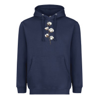 Navy cotton Heavyweight Hoodie - BarkalooDesign