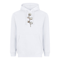 White cotton Heavyweight Hoodie - BarkalooDesign