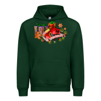 Forest Green cowgirl hat with gifts and cookies Urban Hoodie - AdoDesignShop