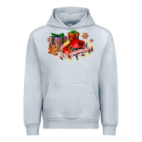 Heather Grey cowgirl hat with gifts and cookies Urban Hoodie - AdoDesignShop