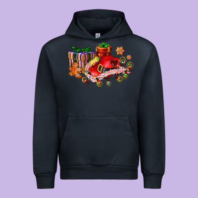 Cowgirl Hat With Gifts And Cookies Urban Hoodie Designed By Adodesignshop