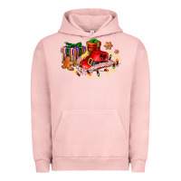 Pigment Salmon cowgirl hat with gifts and cookies Urban Hoodie - AdoDesignShop