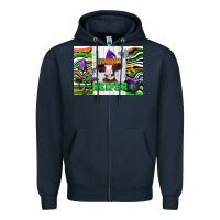 Navy Spooky heifer Zipper Hoodie - Artiststas