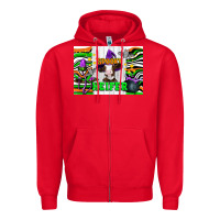 Red Spooky heifer Zipper Hoodie - Artiststas