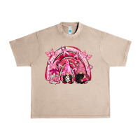 French Oak gnomes rainbow breast cancer Urban Heavy Tee - CowGirlArtShop