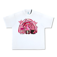 White gnomes rainbow breast cancer Urban Heavy Tee - CowGirlArtShop