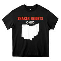 Black shaker heights ohio usa state america travel ohioan Heavy Core Tee - trangStudio