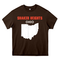 Chocolate Brown shaker heights ohio usa state america travel ohioan Heavy Core Tee - trangStudio