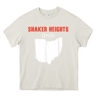 Cream shaker heights ohio usa state america travel ohioan Heavy Core Tee - trangStudio