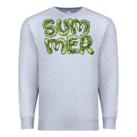 Heather Grey summer kiwi Premium Sweatshirt - BarkalooDesign