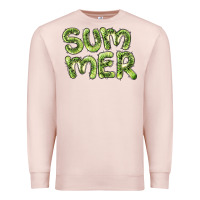 Pale Pink summer kiwi Premium Sweatshirt - BarkalooDesign
