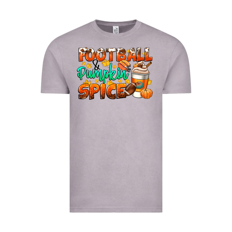 Football Pumpkin Spice Vintage Tee by CowGirlArtShop | Teevron