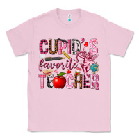 Bubblegum Pink Cupid's Favorite Teacher Valentine's Day Classic Tee - HowdyJamesFarm